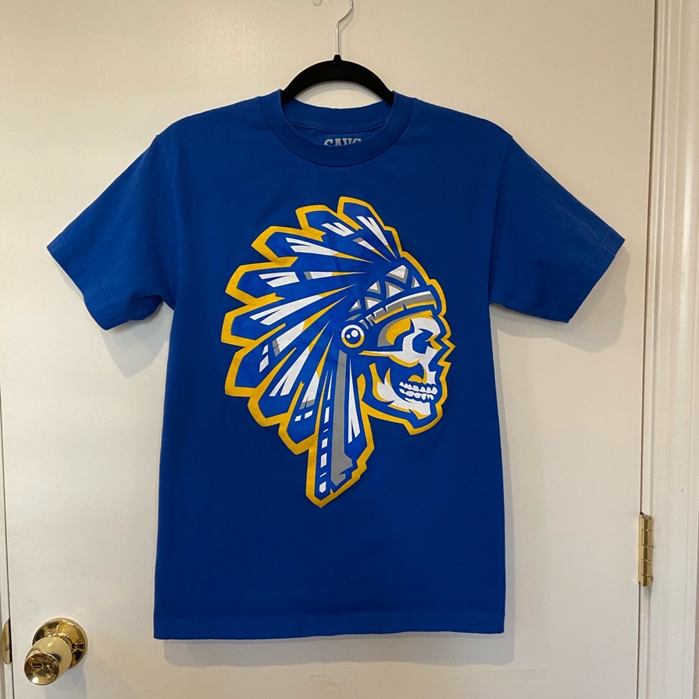 Savs Logo T-Shirt GSW colors